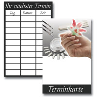 Nagelstudio Terminkarten